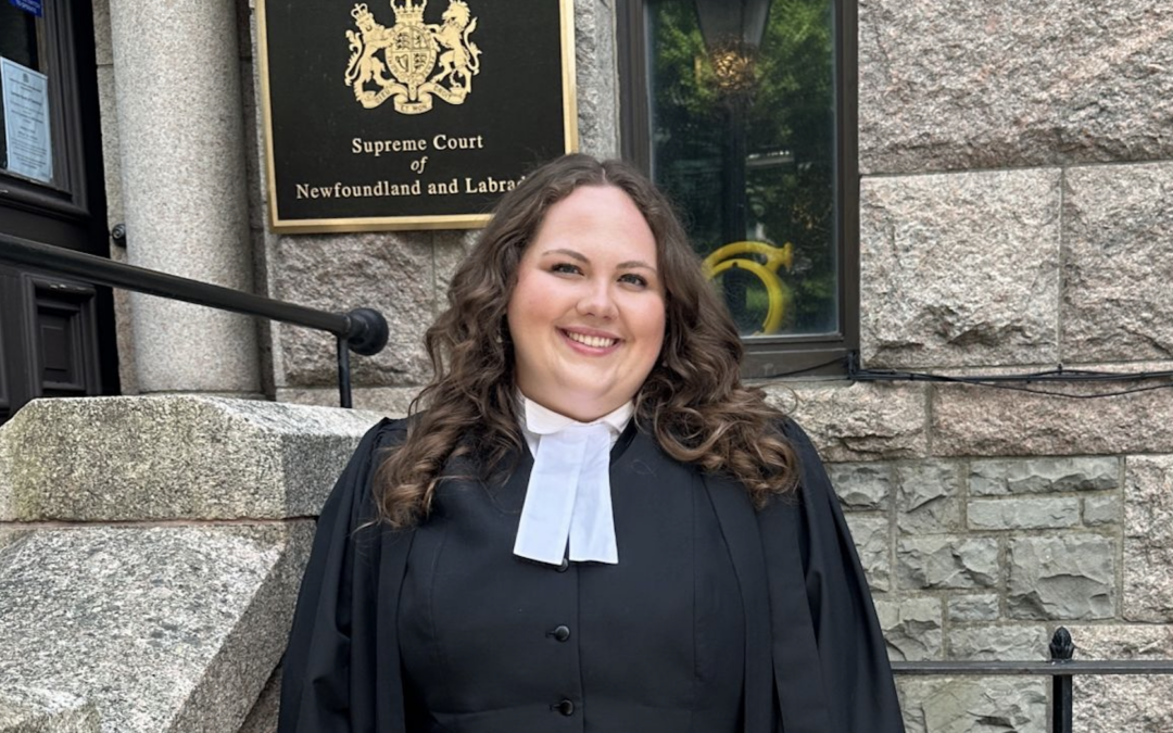 Congratulations to Frankie Leonard for being called to the Newfoundland and Labrador bar!
