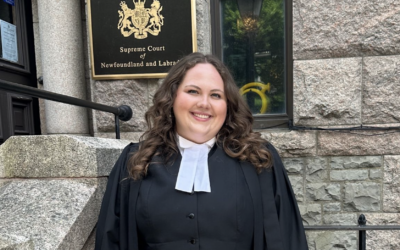 Congratulations to Frankie Leonard for being called to the Newfoundland and Labrador bar!