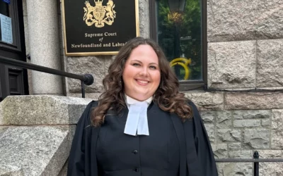 Congratulations to Frankie Leonard for being called to the Newfoundland and Labrador bar!