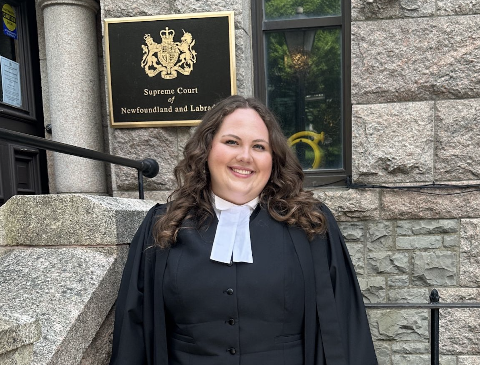 Congratulations to Frankie Leonard for being called to the Newfoundland and Labrador bar!